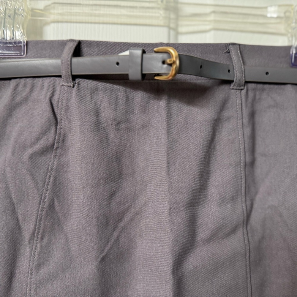 NWT No Boundaries Skirt S, Grey, belted - Picture 10 of 12